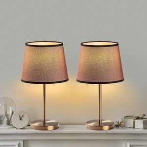 Set de lămpi de masă, Opviq, 892OPV2231, Maro antichizat imagine