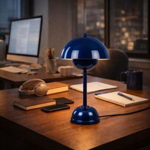 Lampa de masa, Opviq, 892OPV2238, Albastru imagine