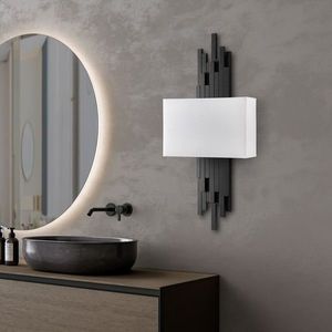 Aplica de perete, Opviq, 892OPV2406, Alb/Negru imagine