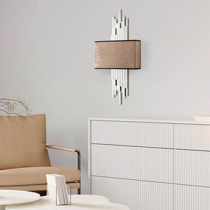 Aplica de perete, Opviq, 892OPV2415, Alb/Maro deschis imagine