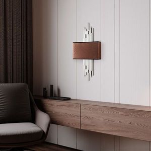 Aplica de perete, Opviq, 892OPV2416, Alb/Maro imagine