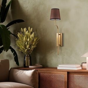 Aplica de perete, Opviq, 892OPV2446, Auriu/Maro imagine