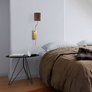 Aplica de perete, Opviq, 892OPV2451, Auriu/Maro imagine