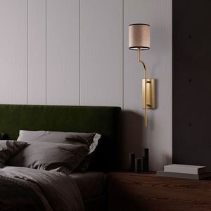 Aplica de perete, Opviq, 892OPV2452, Auriu / Maro deschis imagine