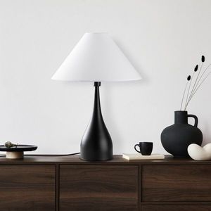 Lampa de masa, Opviq, 892OPV2467, Alb/Negru imagine