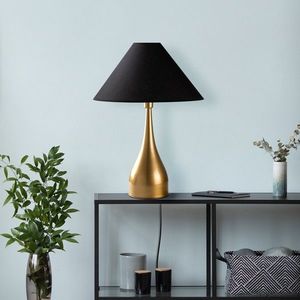 Lampa de masa, Opviq, 892OPV2468, Aur/Negru imagine