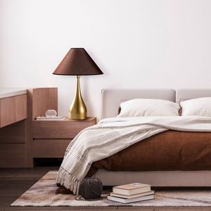 Lampa de masa, Opviq, 892OPV2470, Auriu/Maro imagine