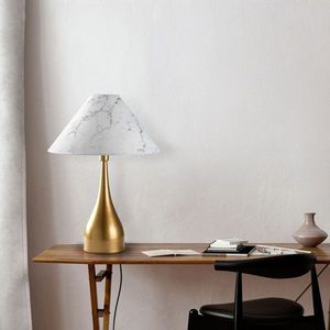 Lampa de masa, Opviq, 892OPV2471, Aur/Alb imagine
