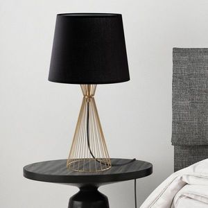 Lampa de masa, Opviq, 892OPV2498, Aur/Negru imagine