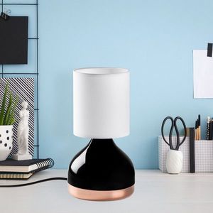 Lampa de masa, Opviq, 892OPV2553, Alb/Negru imagine