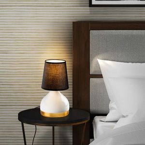 Set de lămpi de masă, Opviq, 892OPV2556, Alb/Negru imagine