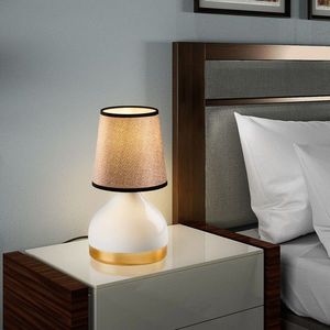 Set de lămpi de masă, Opviq, 892OPV2558, Alb/Maro deschis imagine