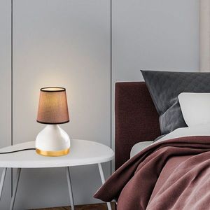 Set de lămpi de masă, Opviq, 892OPV2562, Alb/Maro deschis imagine