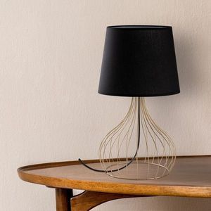 Lampa de masa, Opviq, 892OPV2572, Aur/Negru imagine