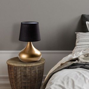 Lampa de masa, Opviq, 892OPV2581, Aur/Negru imagine