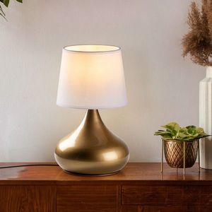 Lampa de masa, Opviq, 892OPV2584, Aur/Alb imagine