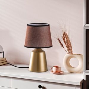 Lampa de masa, Opviq, 892OPV2590, Auriu/Maro imagine