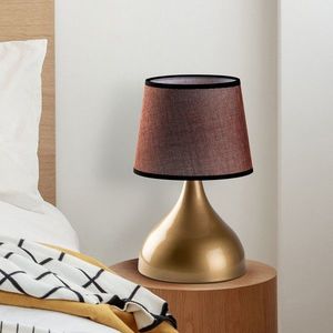 Lampa de masa, Opviq, 892OPV2594, Auriu/Maro imagine