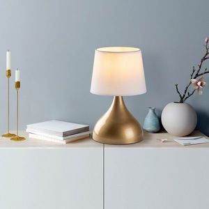 Lampa de masa, Opviq, 892OPV2596, Aur/Alb imagine