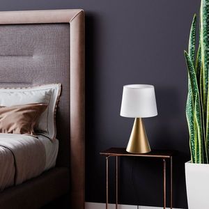 Lampa de masa, Opviq, 892OPV2600, Aur/Alb imagine