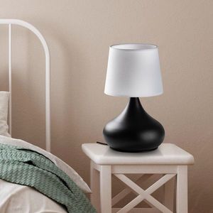 Lampa de masa, Opviq, 892OPV2604, Alb/Negru imagine