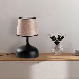 Lampa de masa, Opviq, 892OPV2607, Negru/Bej imagine