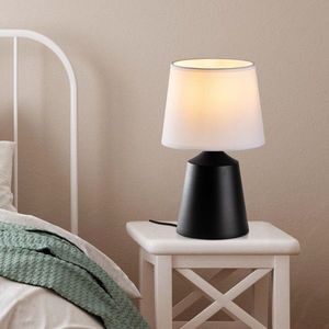 Lampa de masa, Opviq, 892OPV2612, Alb/Negru imagine