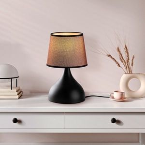 Lampa de masa, Opviq, 892OPV2614, Negru/Maro imagine