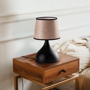 Lampa de masa, Opviq, 892OPV2615, Negru/Bej imagine