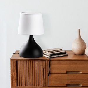 Lampa de masa, Opviq, 892OPV2616, Alb/Negru imagine