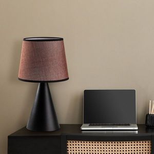 Lampa de masa, Opviq, 892OPV2618, Negru/Maro imagine