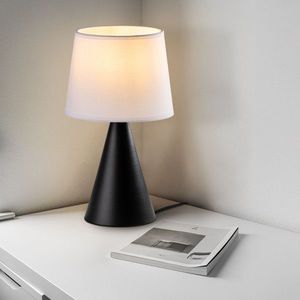Lampa de masa, Opviq, 892OPV2620, Alb/Negru imagine