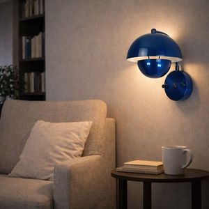 Aplica de perete, Opviq, 892OPV3504, Albastru imagine