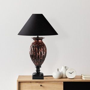 Lampa de masa, Opviq, 897TNL1106, Maro / Negru imagine