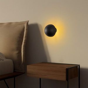 Aplica de perete, Opviq, 942FLG2218, Negru imagine