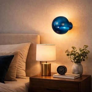 Aplica de perete, Opviq, 942FLG2226, Albastru imagine