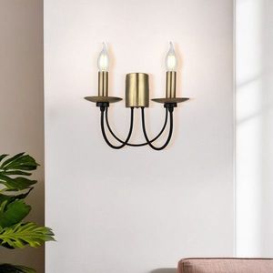 Aplica de perete, Opviq, 341LCA1610, Antiquat / Negru imagine