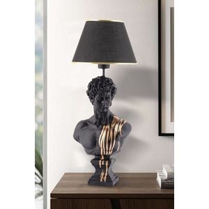 Lampa de masa, Opviq, 390FLH2246, Negru imagine