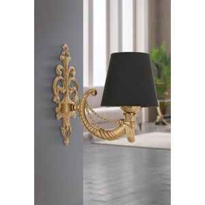 Aplica de perete, Opviq, 390FLH2341, Negru imagine