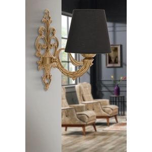 Aplica de perete, Opviq, 390FLH2353, Negru imagine