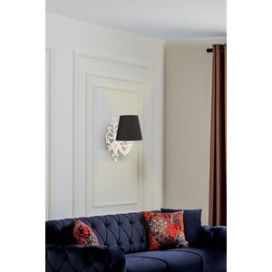 Aplica de perete, Opviq, 390FLH2355, Alb/Negru imagine