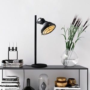 Lampa de masa, Opviq, 521SHN2252, Alb/Negru imagine