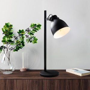Lampa de masa, Opviq, 521SHN2254, Alb/Negru imagine