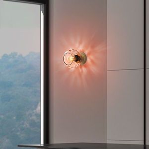 Aplica de perete, Opviq, 521SHN3697, Roz/Auriu imagine