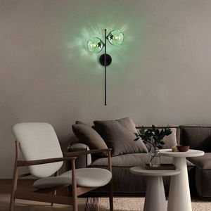 Aplica de perete, Opviq, 521SHN3704, Mentă / Negru imagine