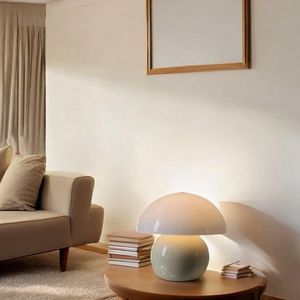 Lampa de masa, Opviq, 751ARL1129, Metal, Crem imagine