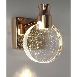 Aplica de perete, Opviq, 751ARL1147, Metal, Vintage / Transparent imagine