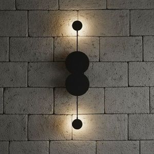 Aplica de perete, Opviq, 119FRS1179, Negru imagine