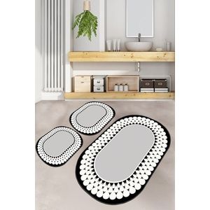 Set covorase de baie, L'essentiel Maison, Balloch, Poliester, Multicolor imagine