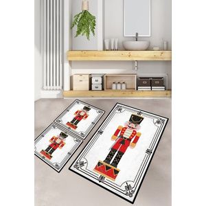 Set covorase de baie, L'essentiel Maison, Lead Soldier, Poliester, Multicolor imagine